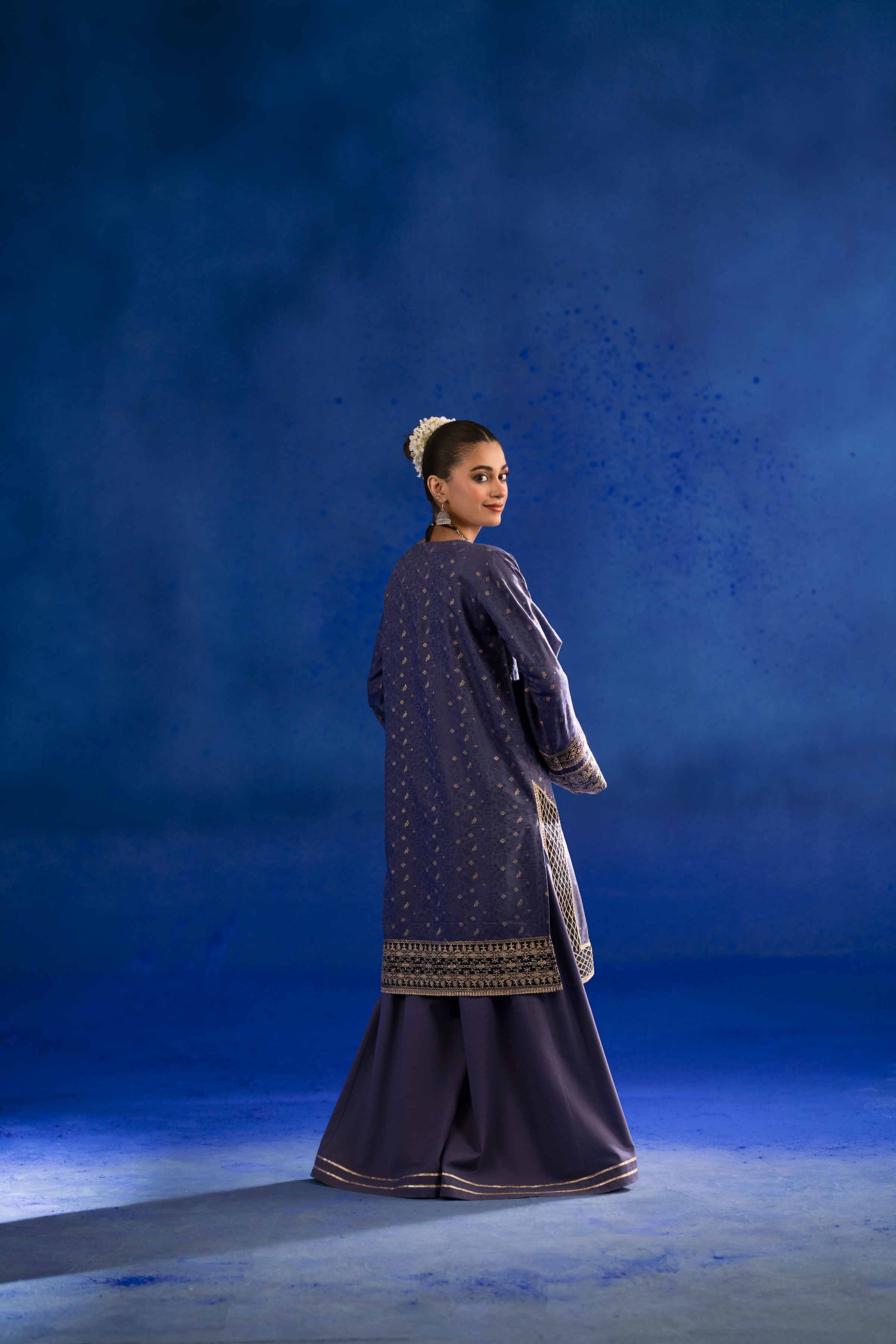 2 Piece - Embroidered Suit - PE25-85 view 3
