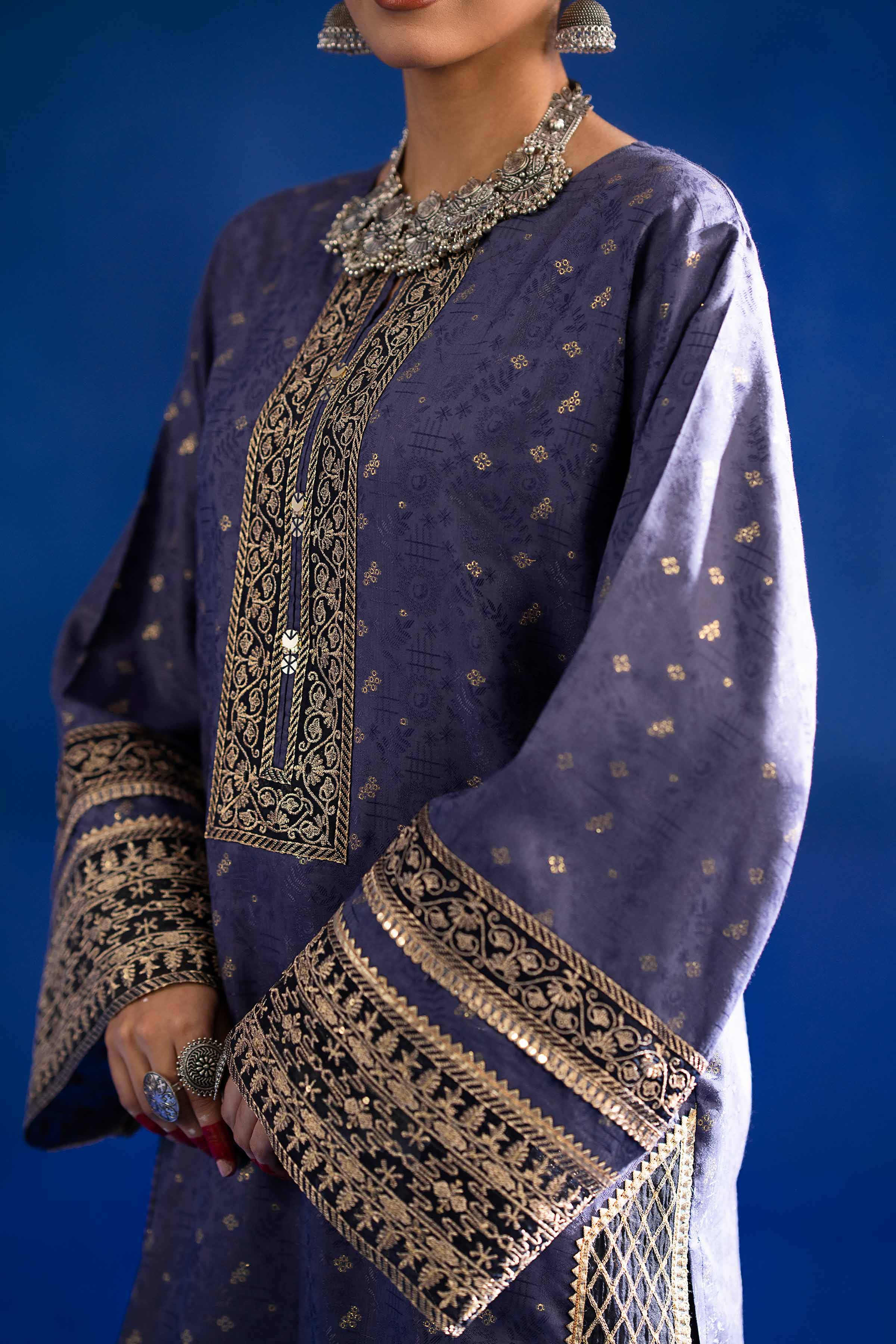 2 Piece - Embroidered Suit - PE25-85 view 4