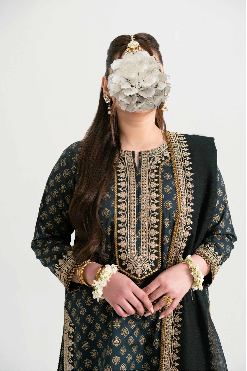 3 Piece - Embroidered Suit - PMD25-07 M view 4