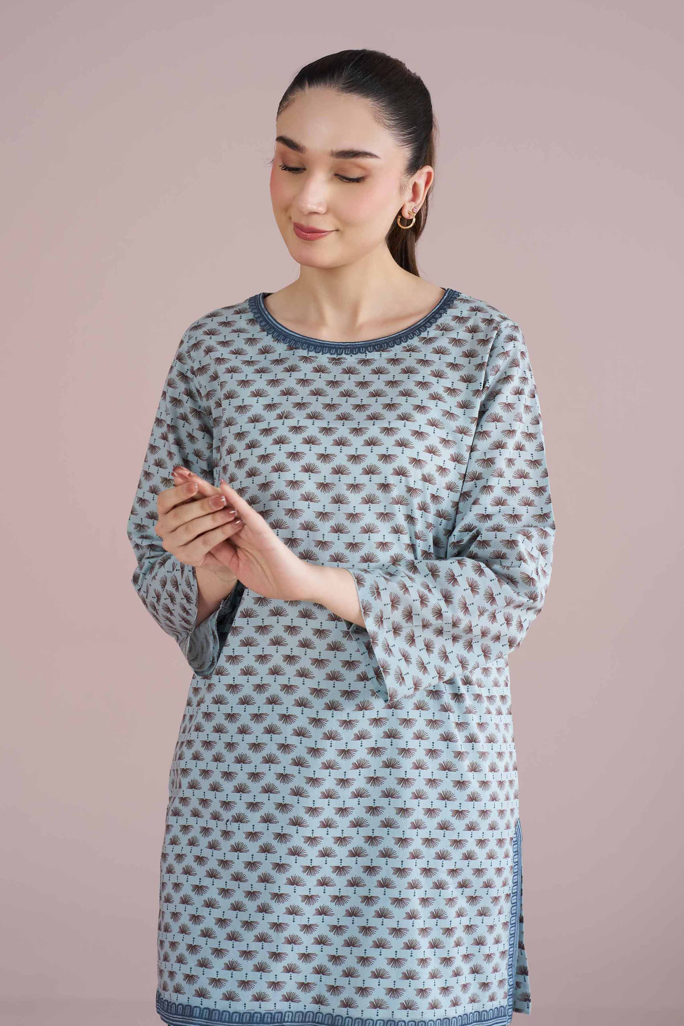 2 Piece - Printed Embroidered Suit - PE26-202 view 2