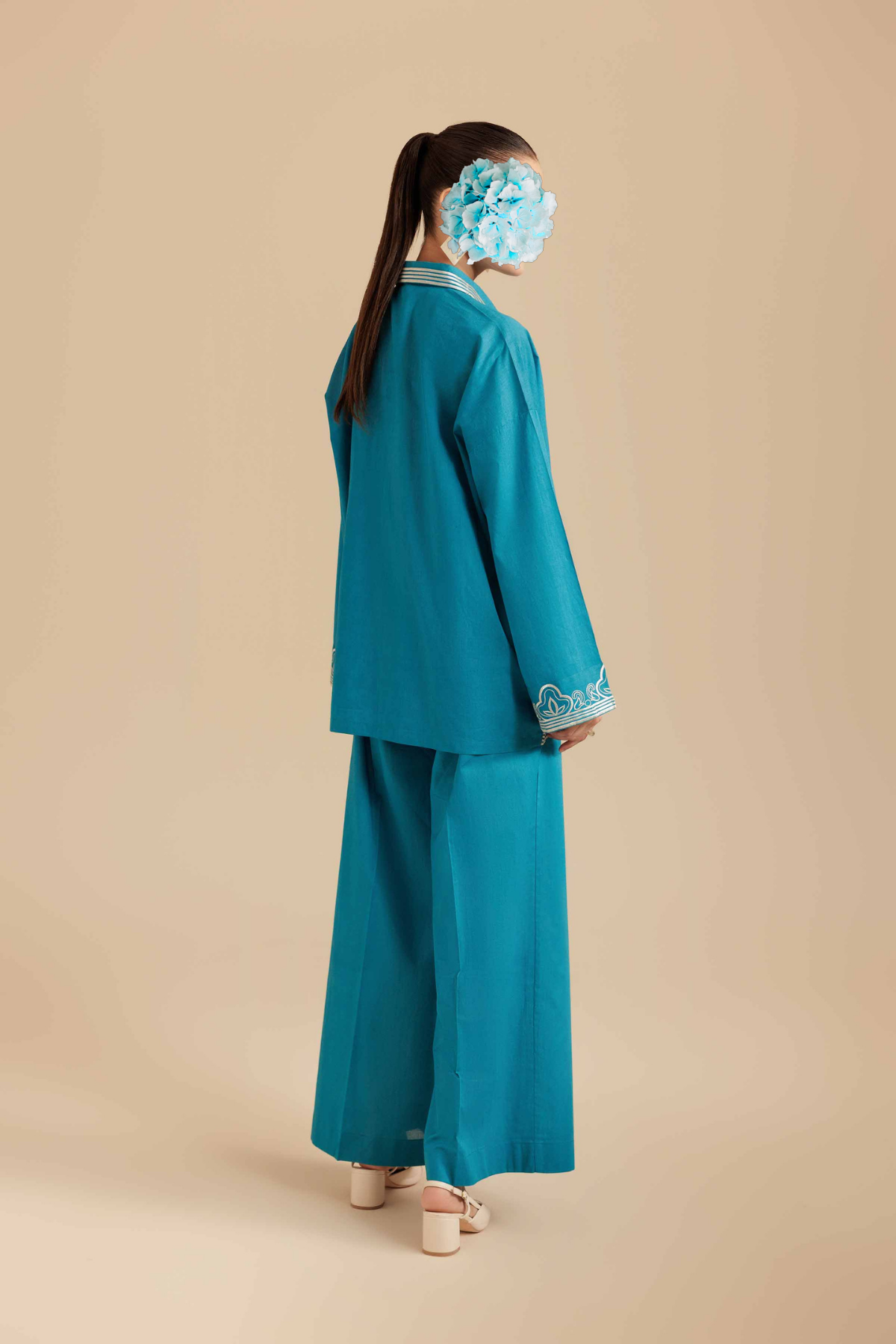 2 Piece - Embroidered Suit - AS25-116 view 2