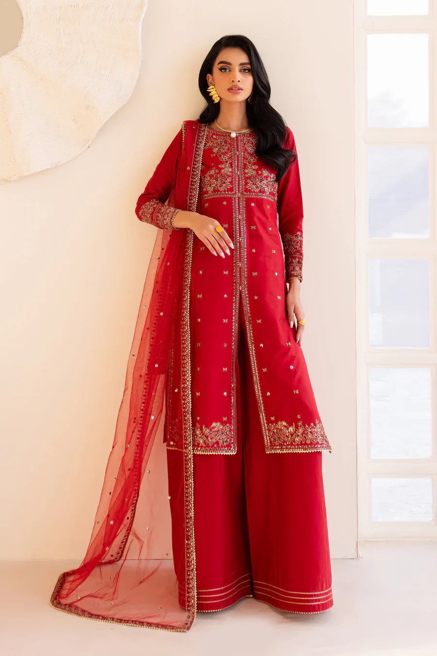 Shanaya - 3 PC Embroidered Dress view 3