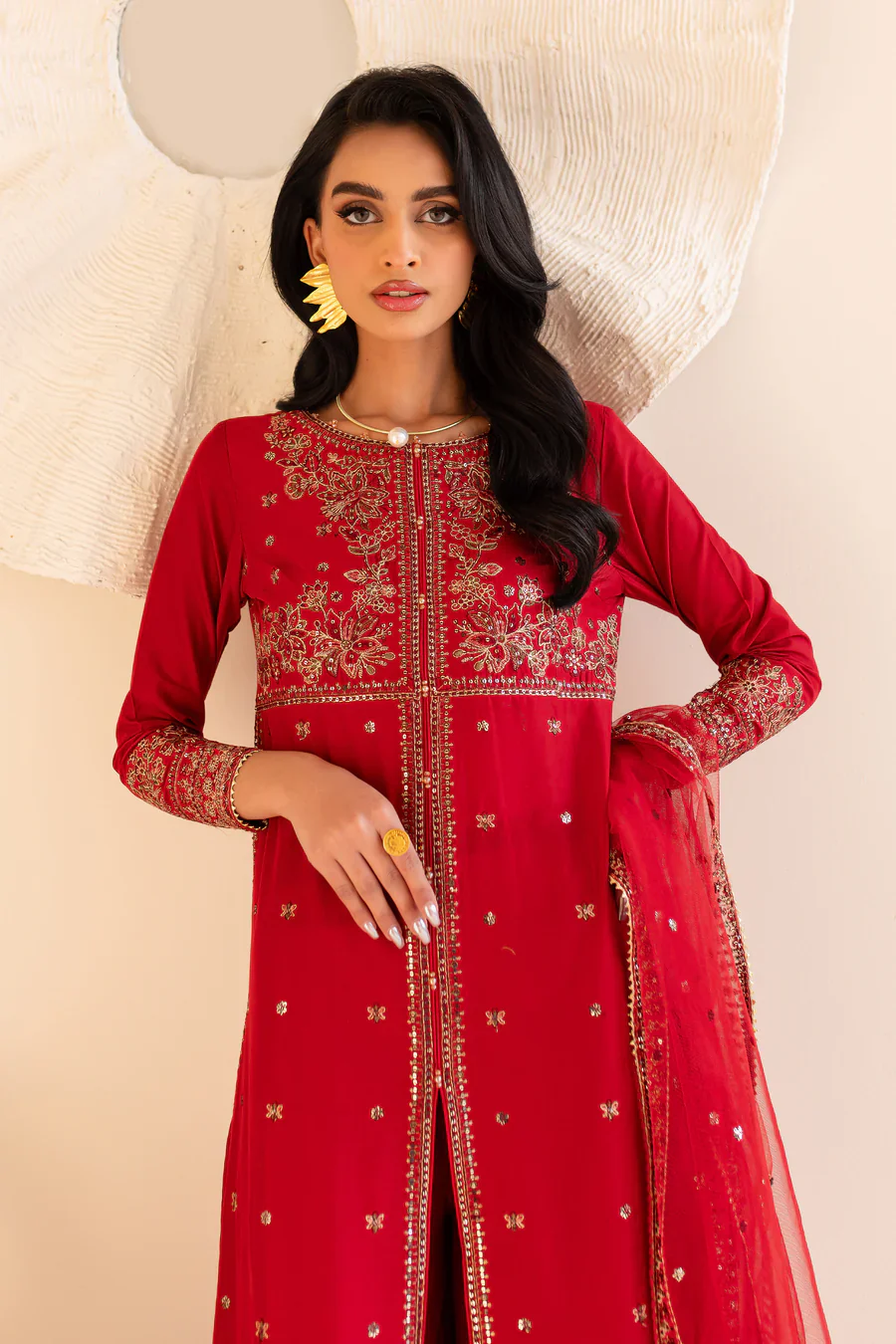 Shanaya - 3 PC Embroidered Dress view 4