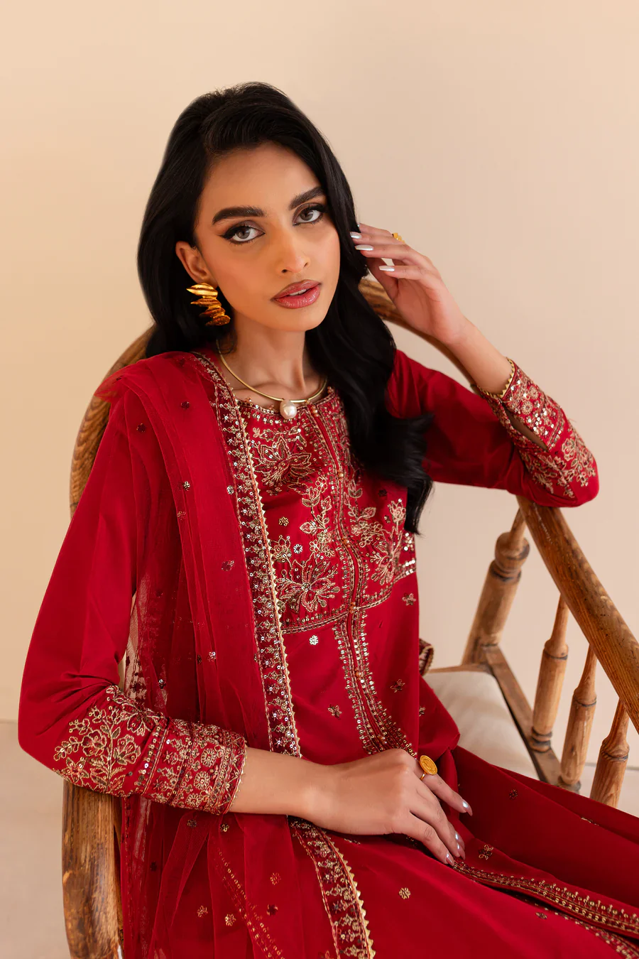 Shanaya - 3 PC Embroidered Dress view 10
