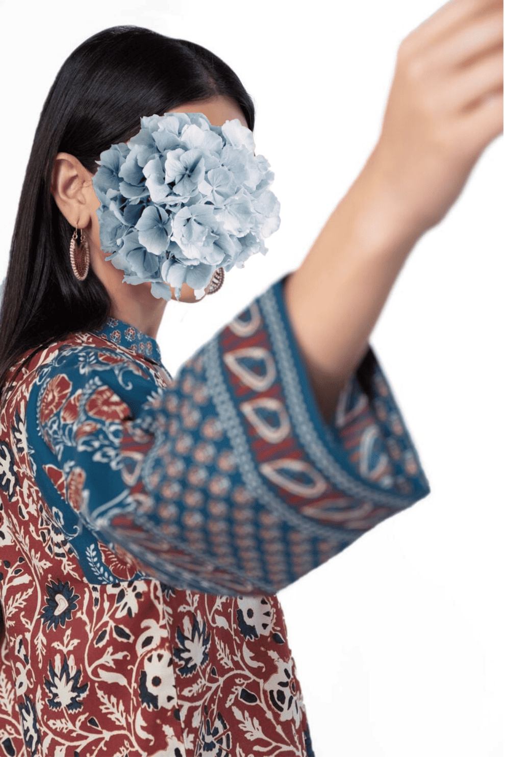 Printed | Cambric | Kurta view 3