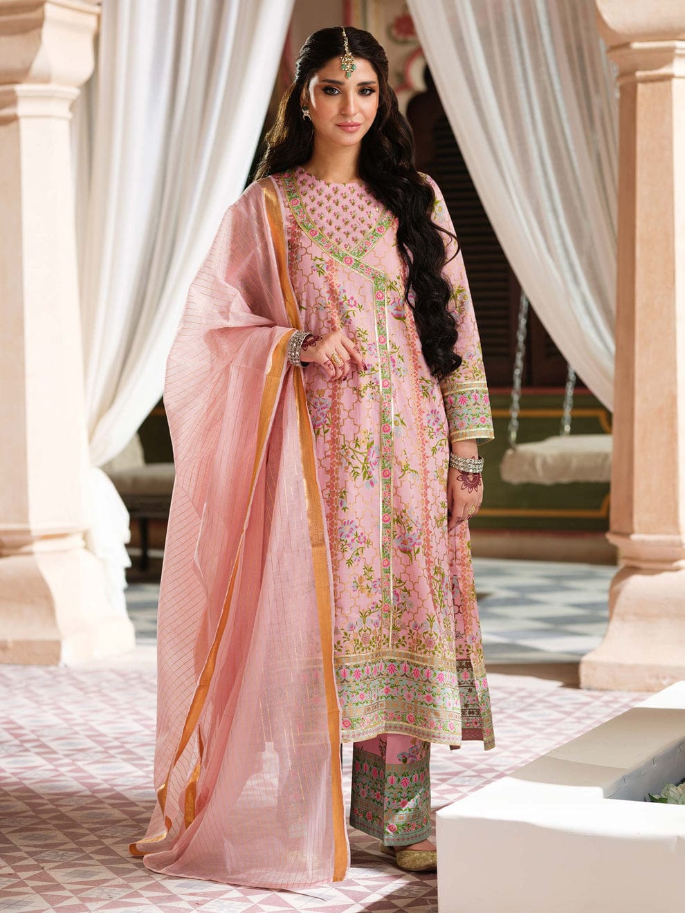 Agarakha Dupatta Trouser