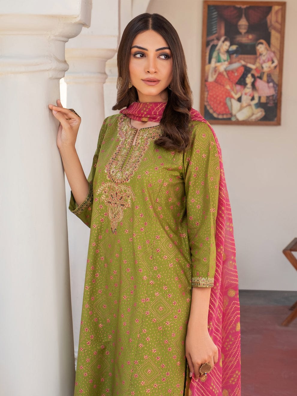 3-Piece Lawn Suit (Embroidered, Pret) view 2
