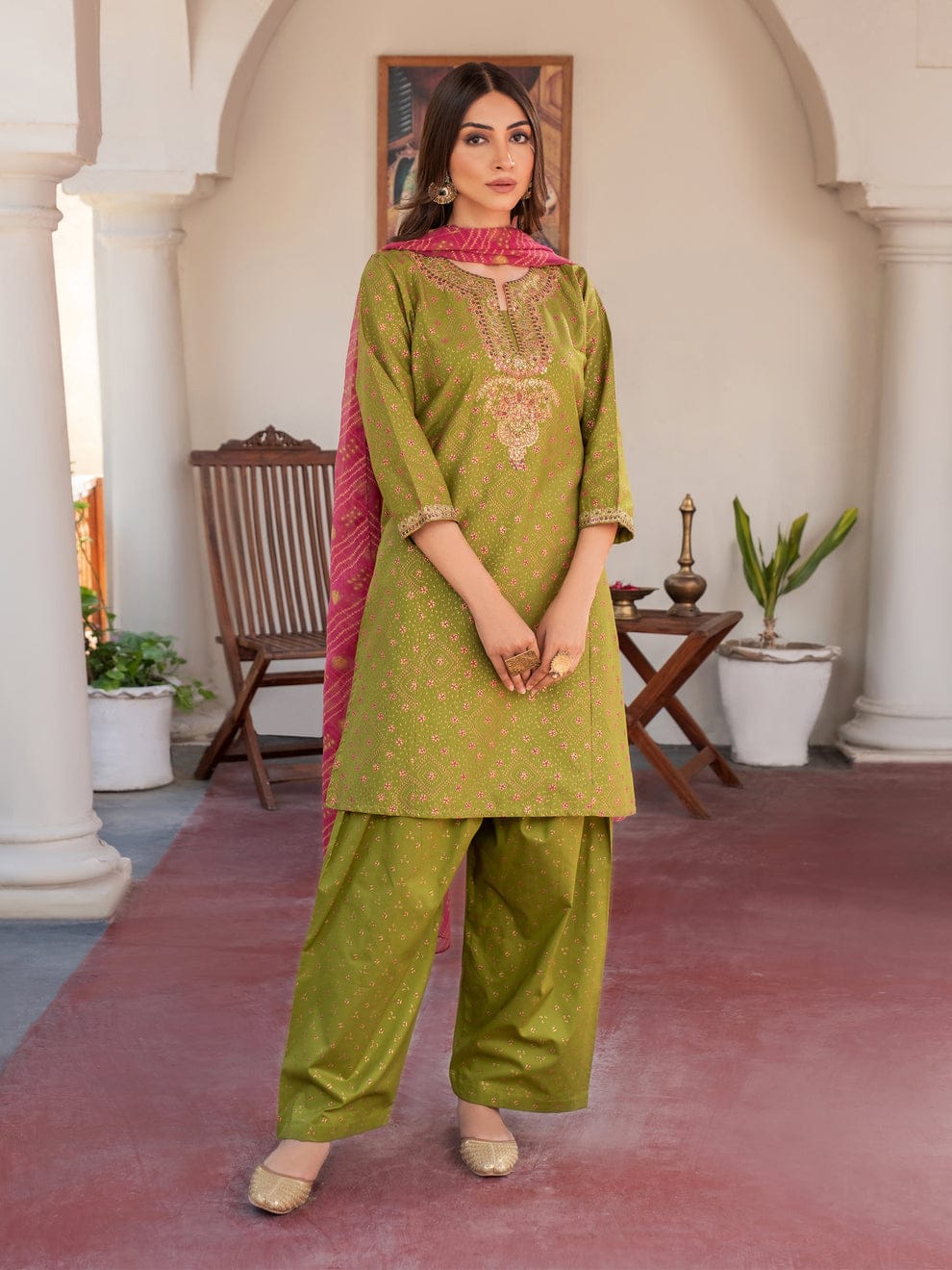 3-Piece Lawn Suit (Embroidered, Pret) view 4