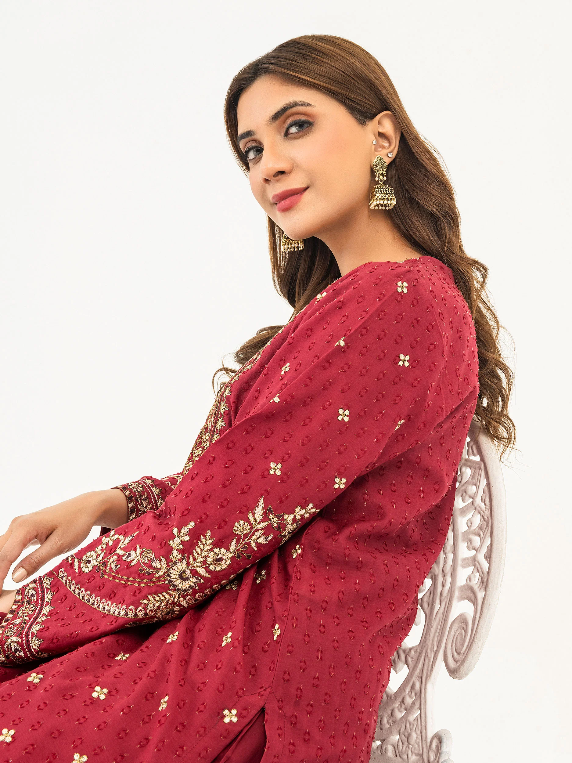 2 Piece Lawn Suit-Embroidered (Pret) view 4