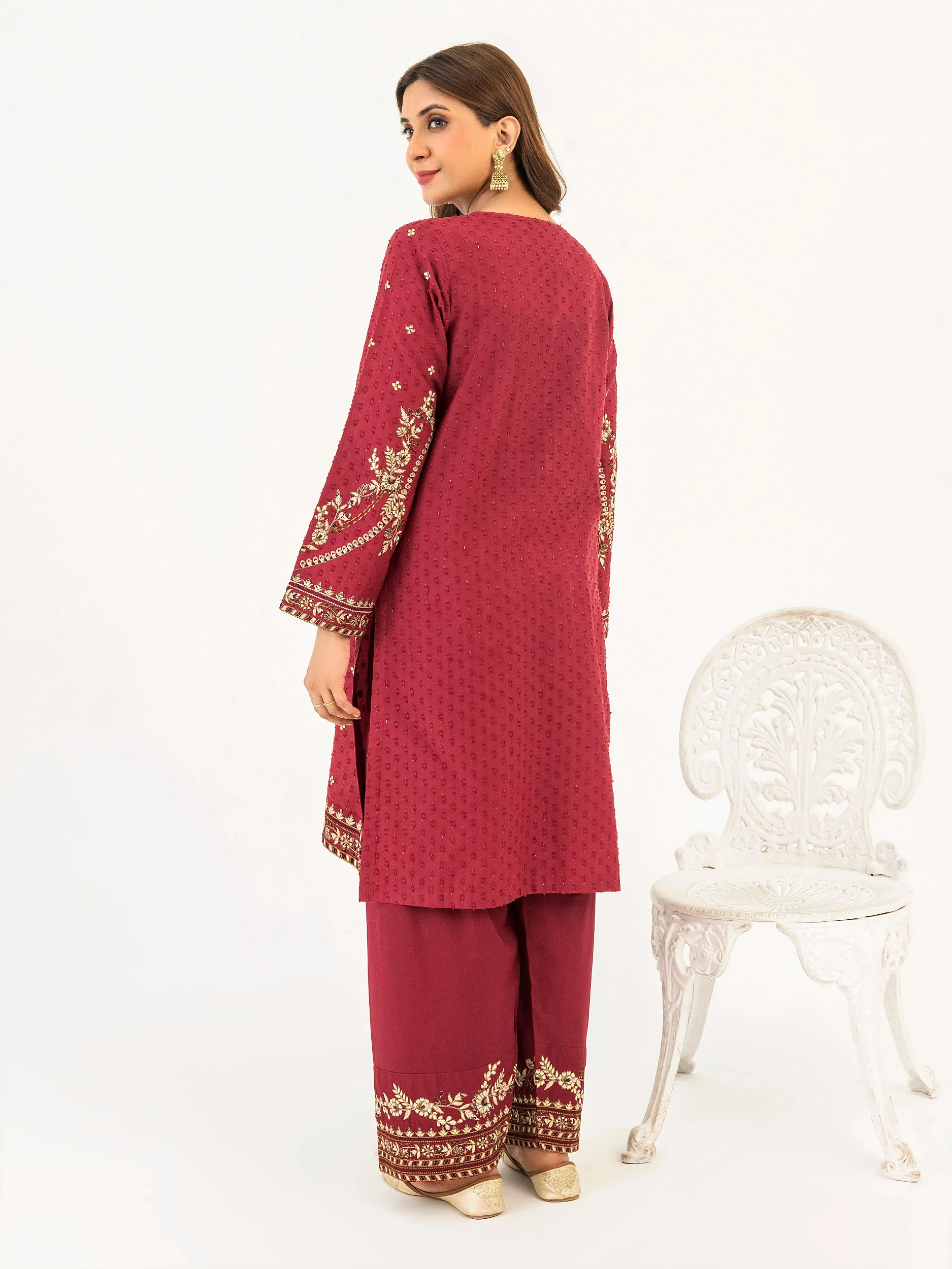 2 Piece Lawn Suit-Embroidered (Pret) view 5
