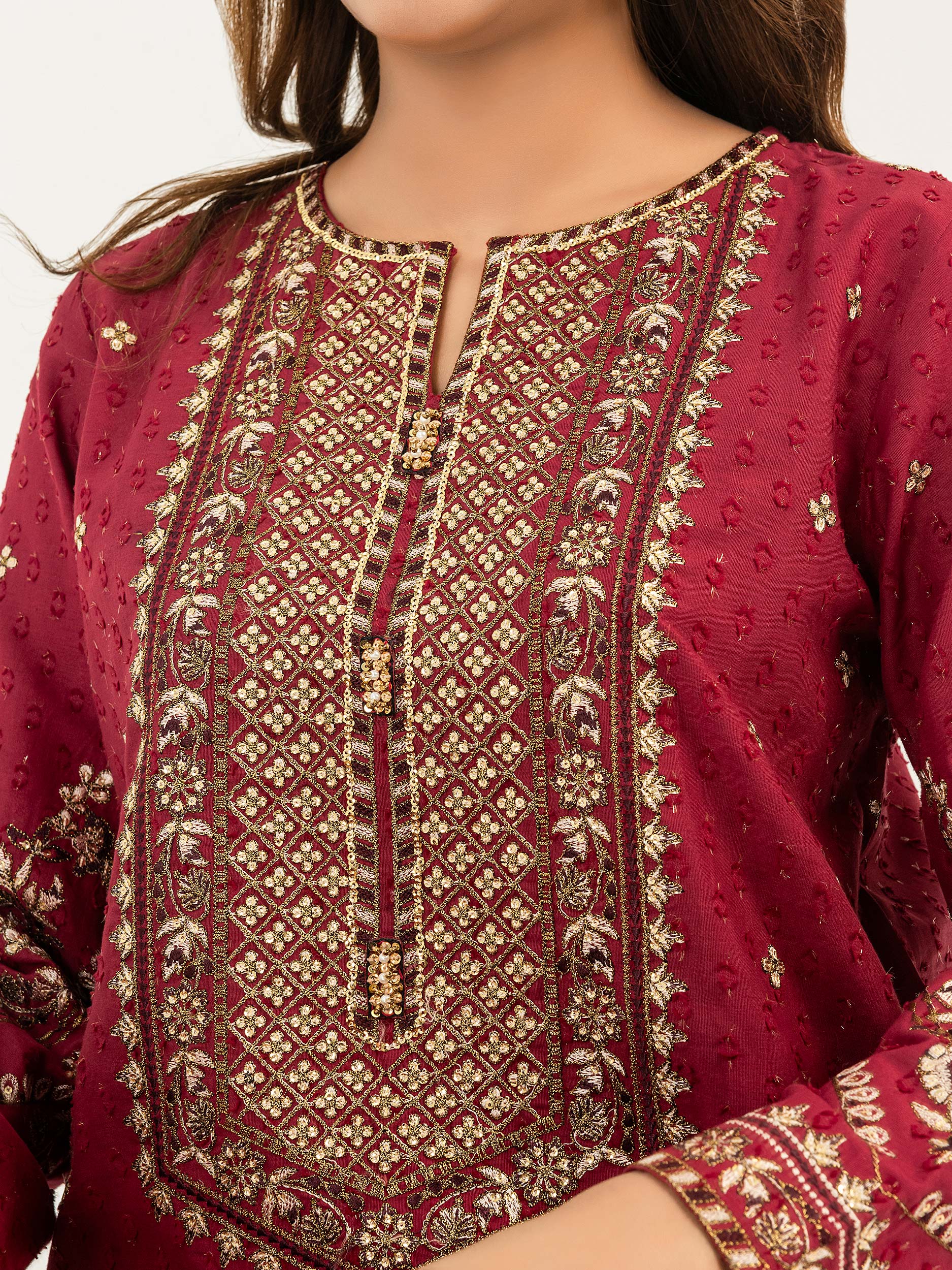 2 Piece Lawn Suit-Embroidered (Pret) view 6