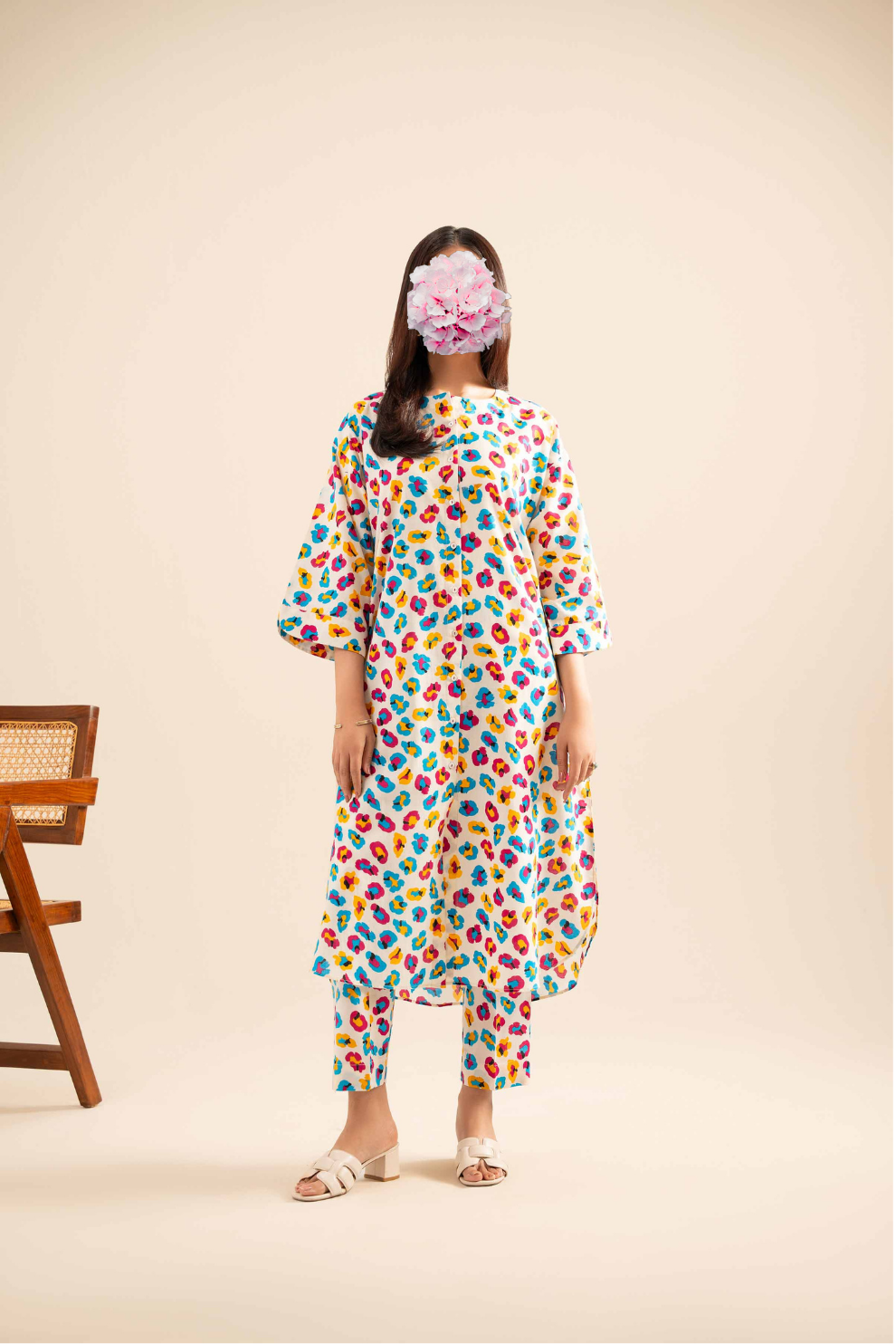 2 Piece - Printed Suit - PE25-423