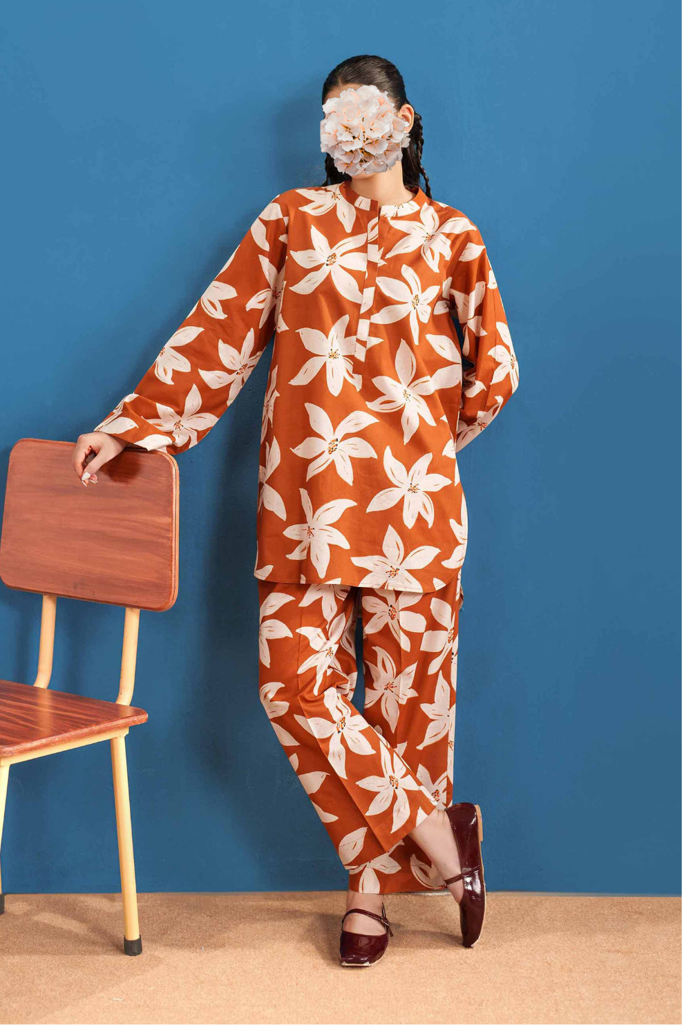 2 Piece - Printed Suit - PE25-528