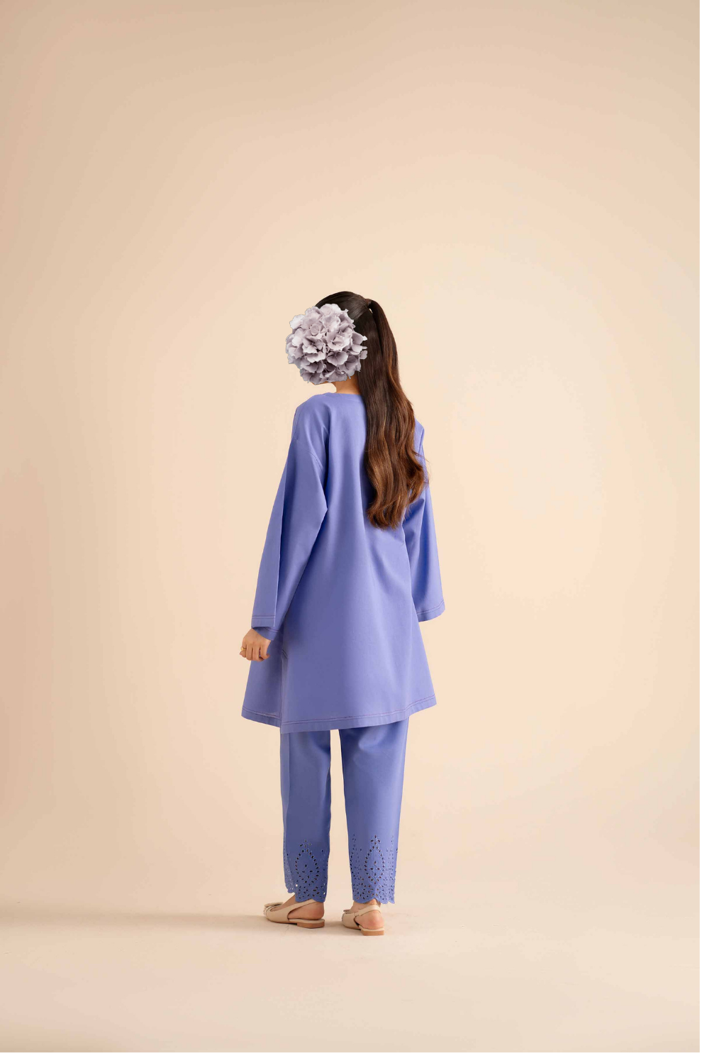 2 Piece - Embroidered Suit - PW25-237 view 3