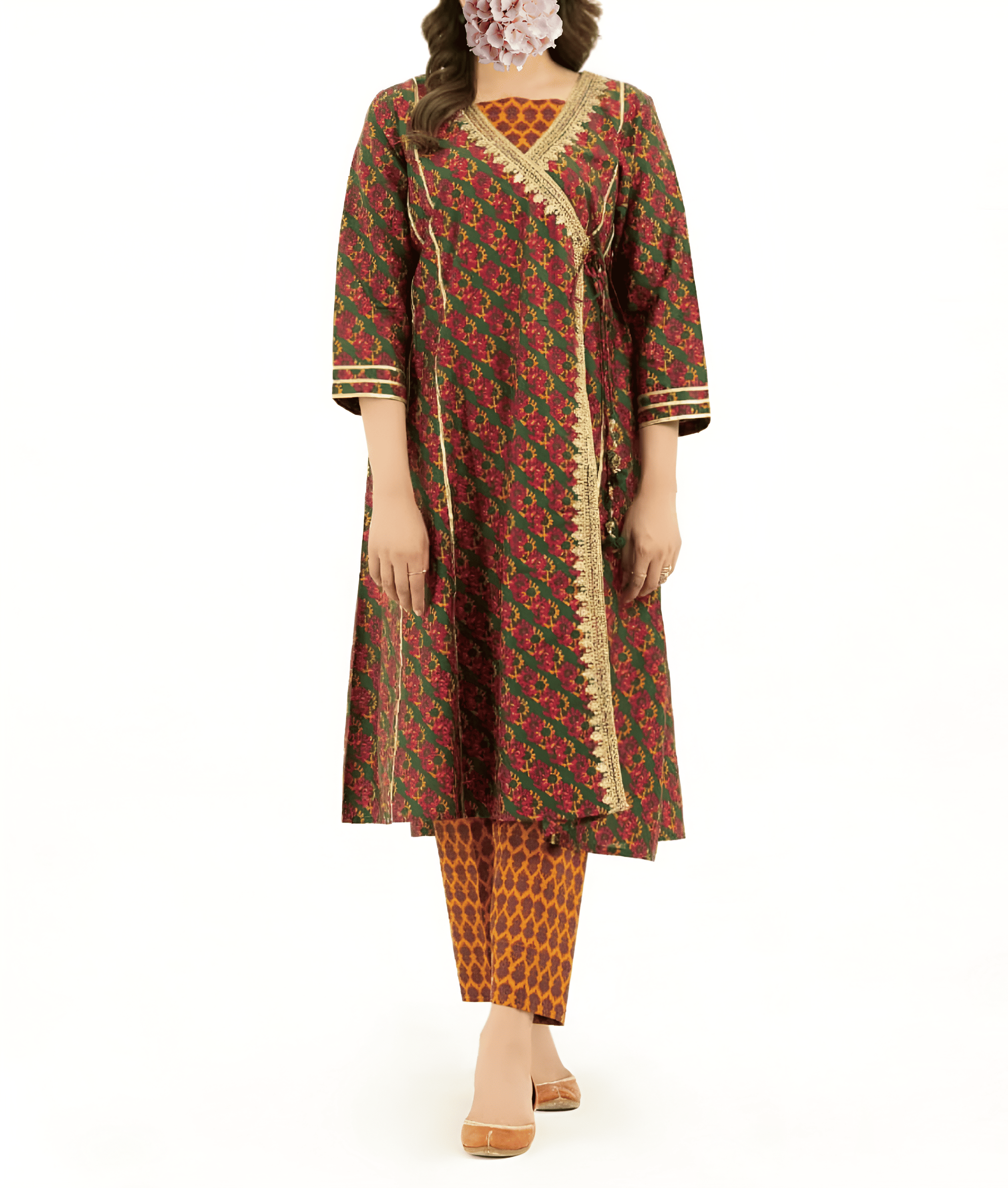 Embroidered Angrakha