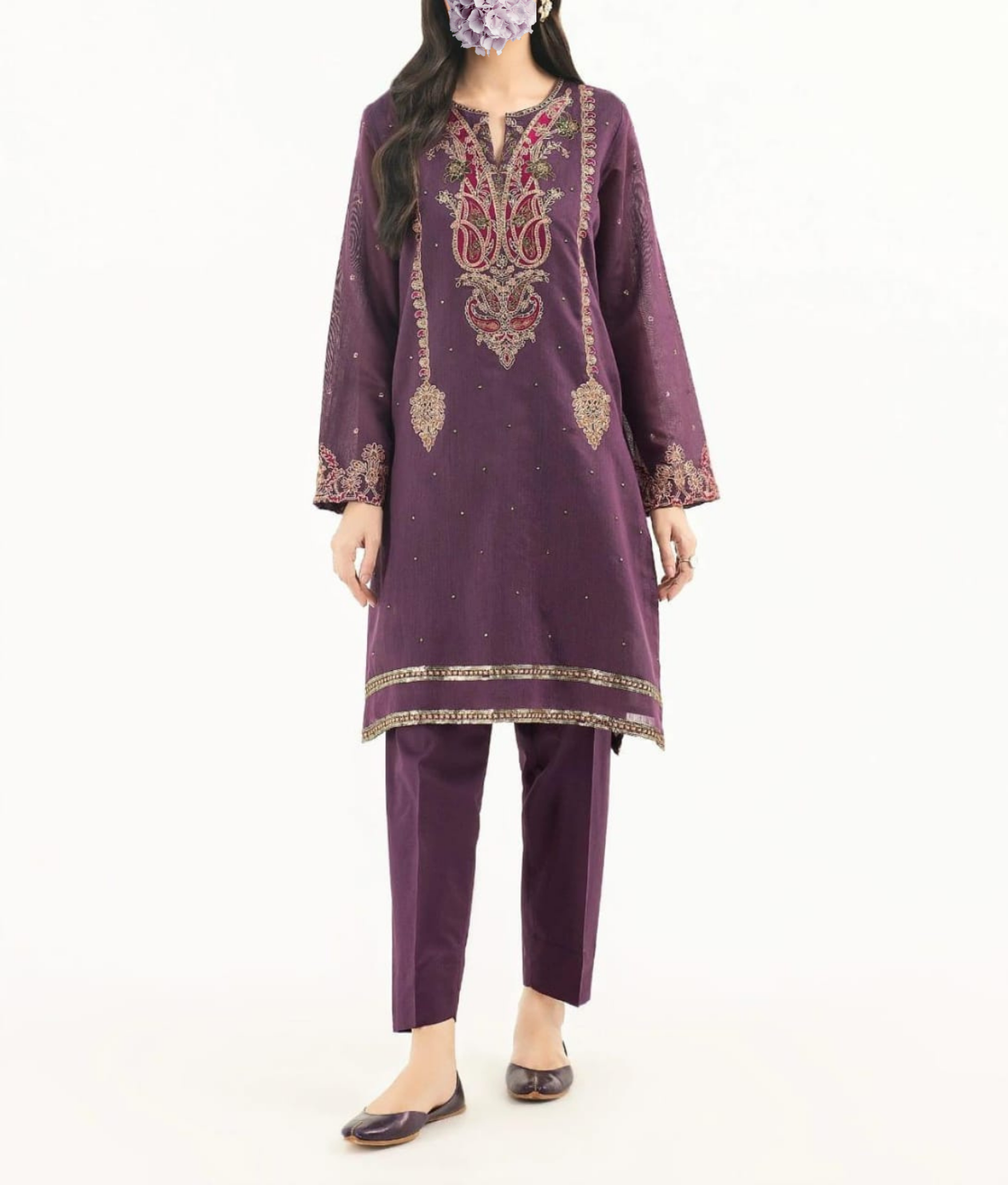 Embroidered Front/Back