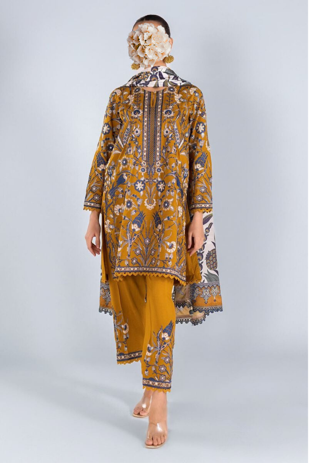 Embroidered | Crosshatch Raw Silk | Kurta