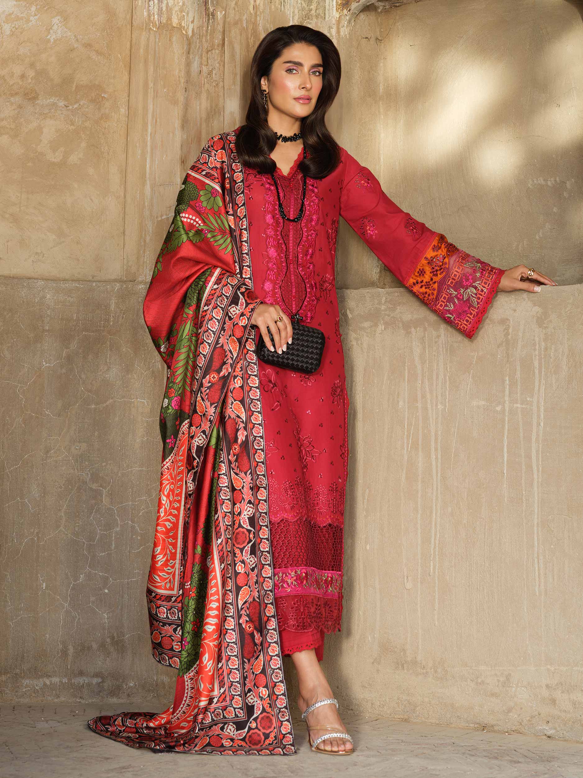 Lawn Suit-Embroidered (Pret)