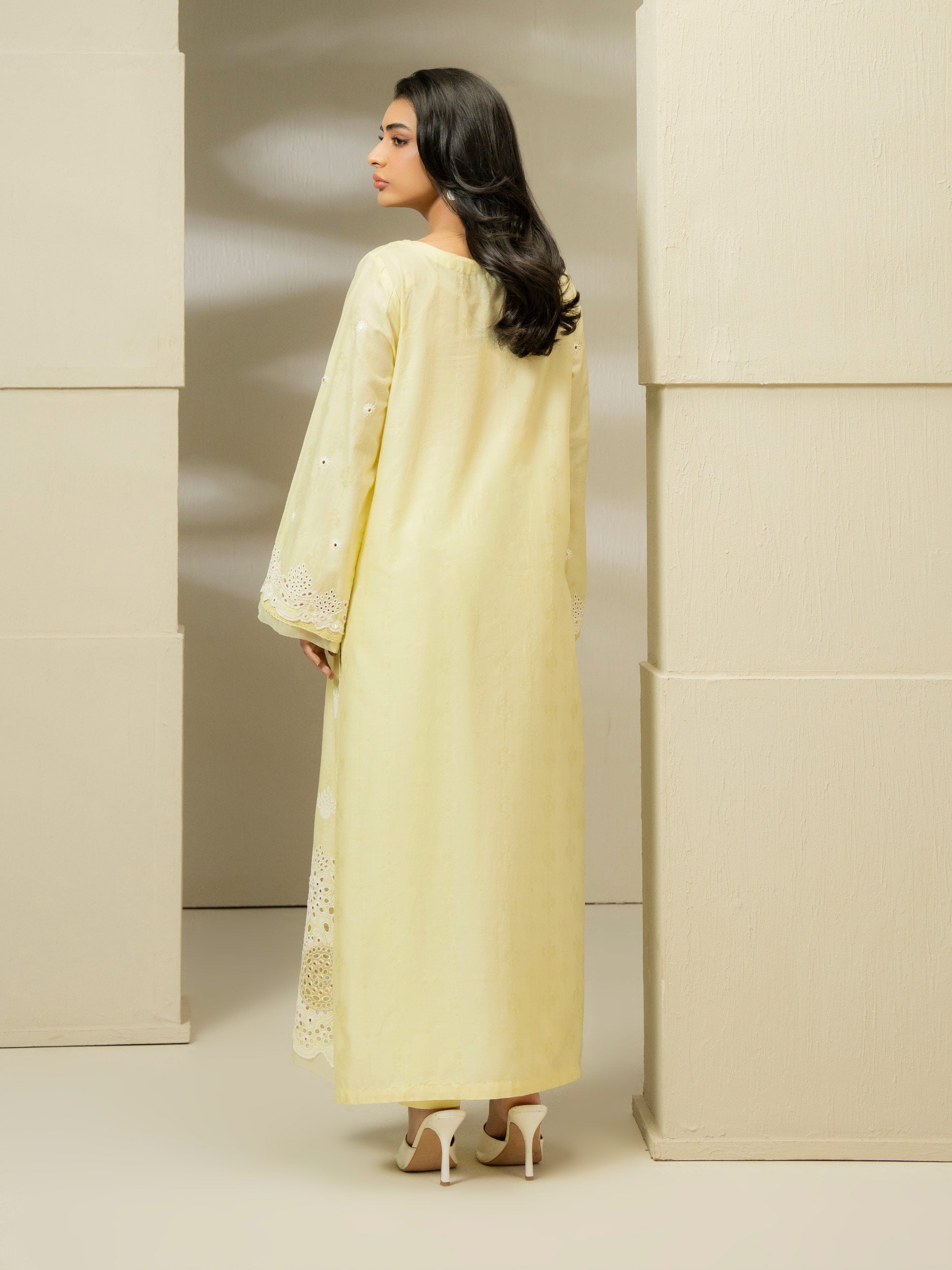 2 Piece Jacquard Suit-Embroidered (Pret) view 4