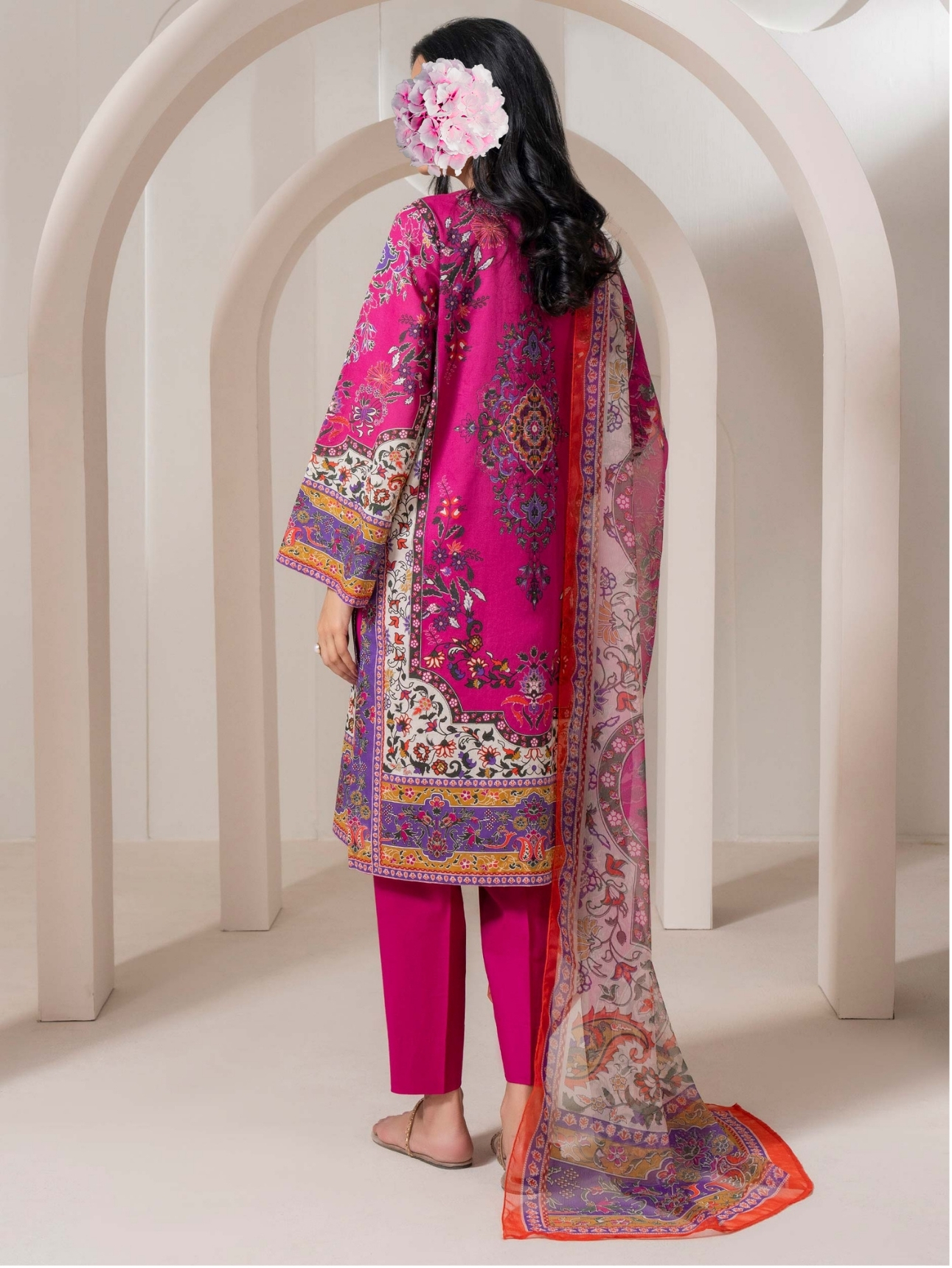 3 Piece Lawn Suit-Embroidered (Pret) view 3