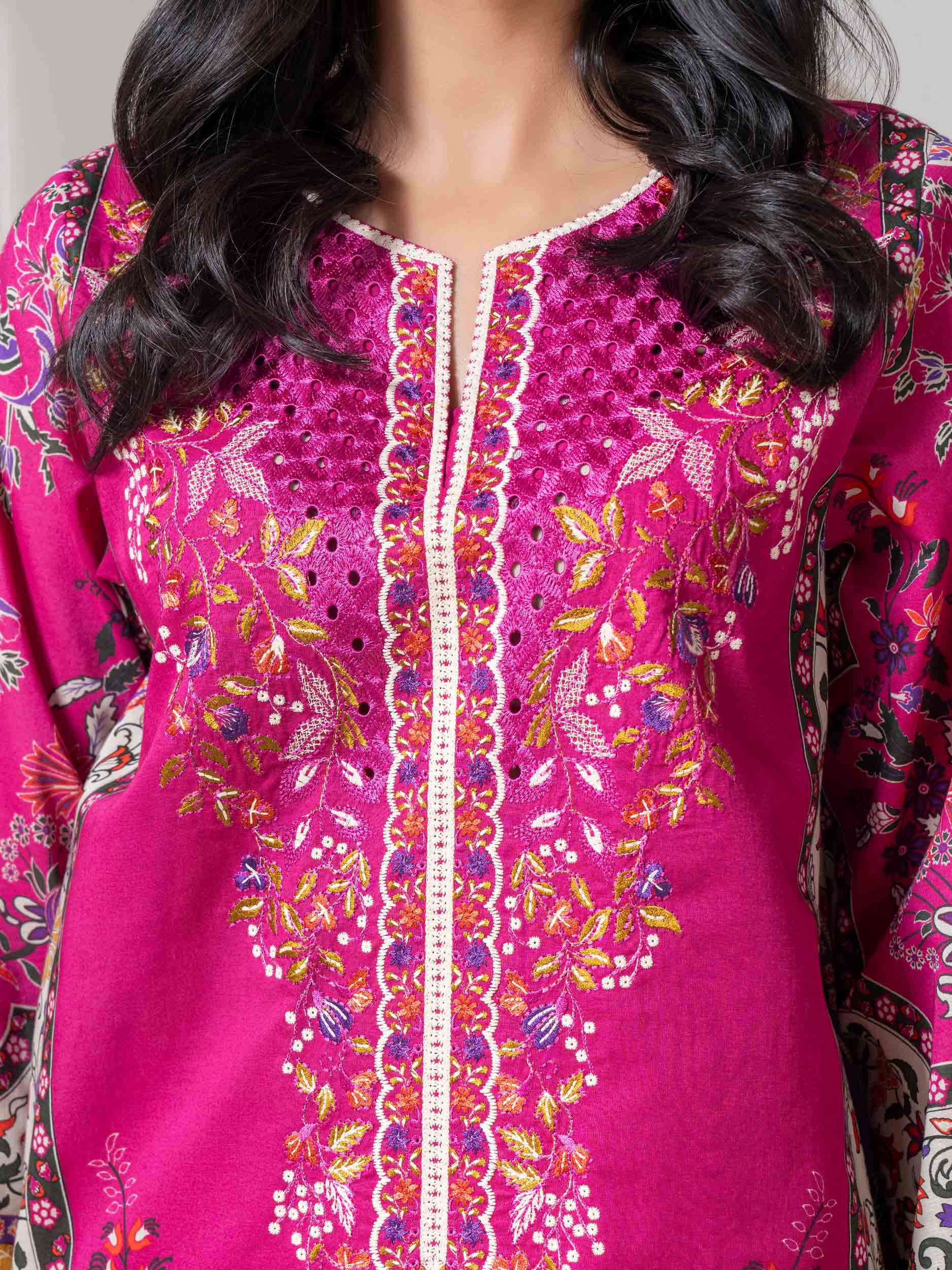 3 Piece Lawn Suit-Embroidered (Pret) view 4