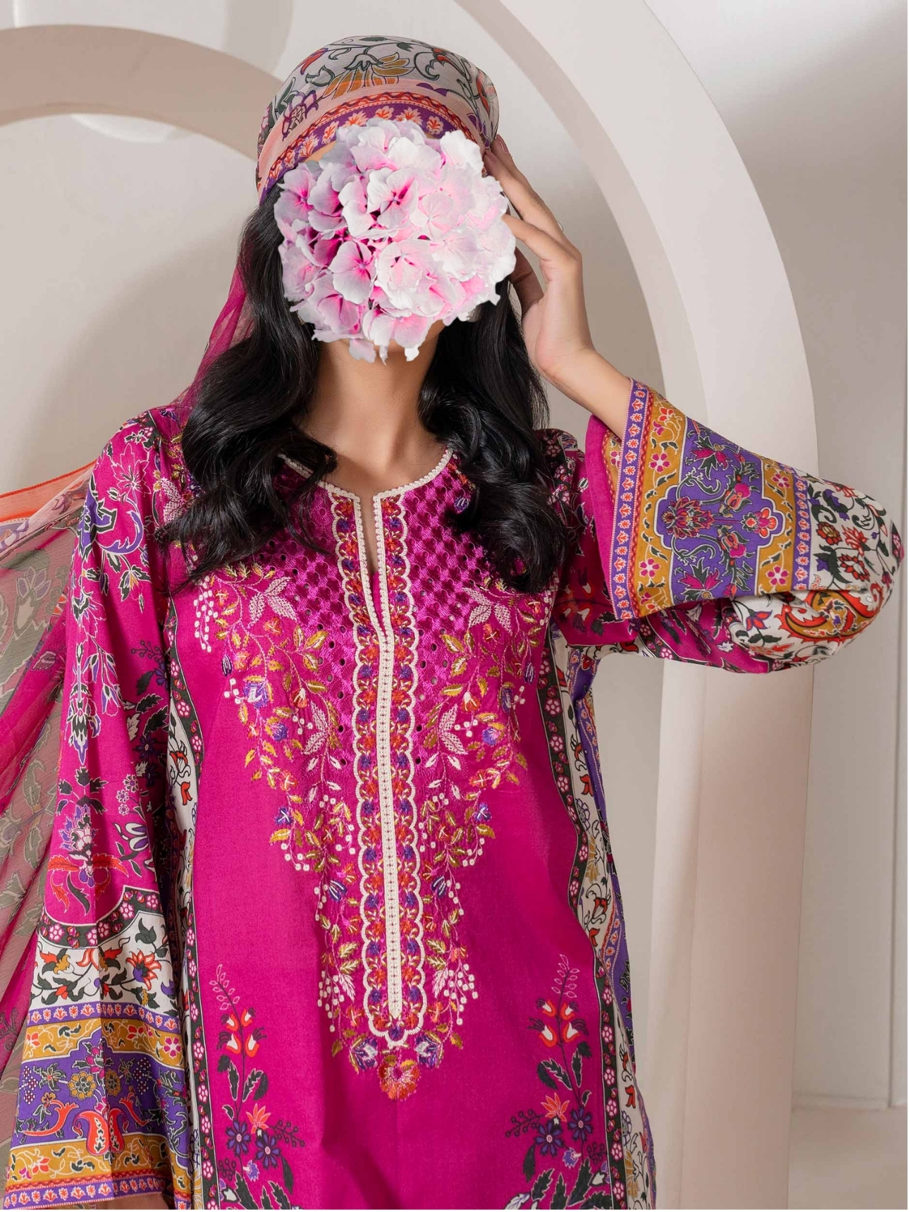3 Piece Lawn Suit-Embroidered (Pret) view 5