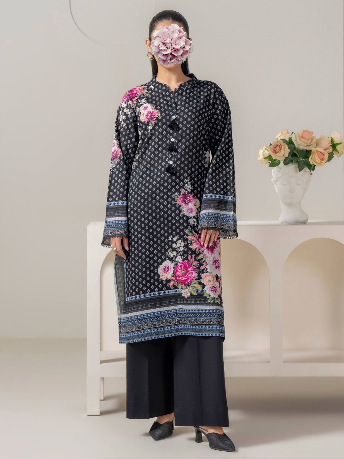 Lawn Shirt-Printed (Pret)