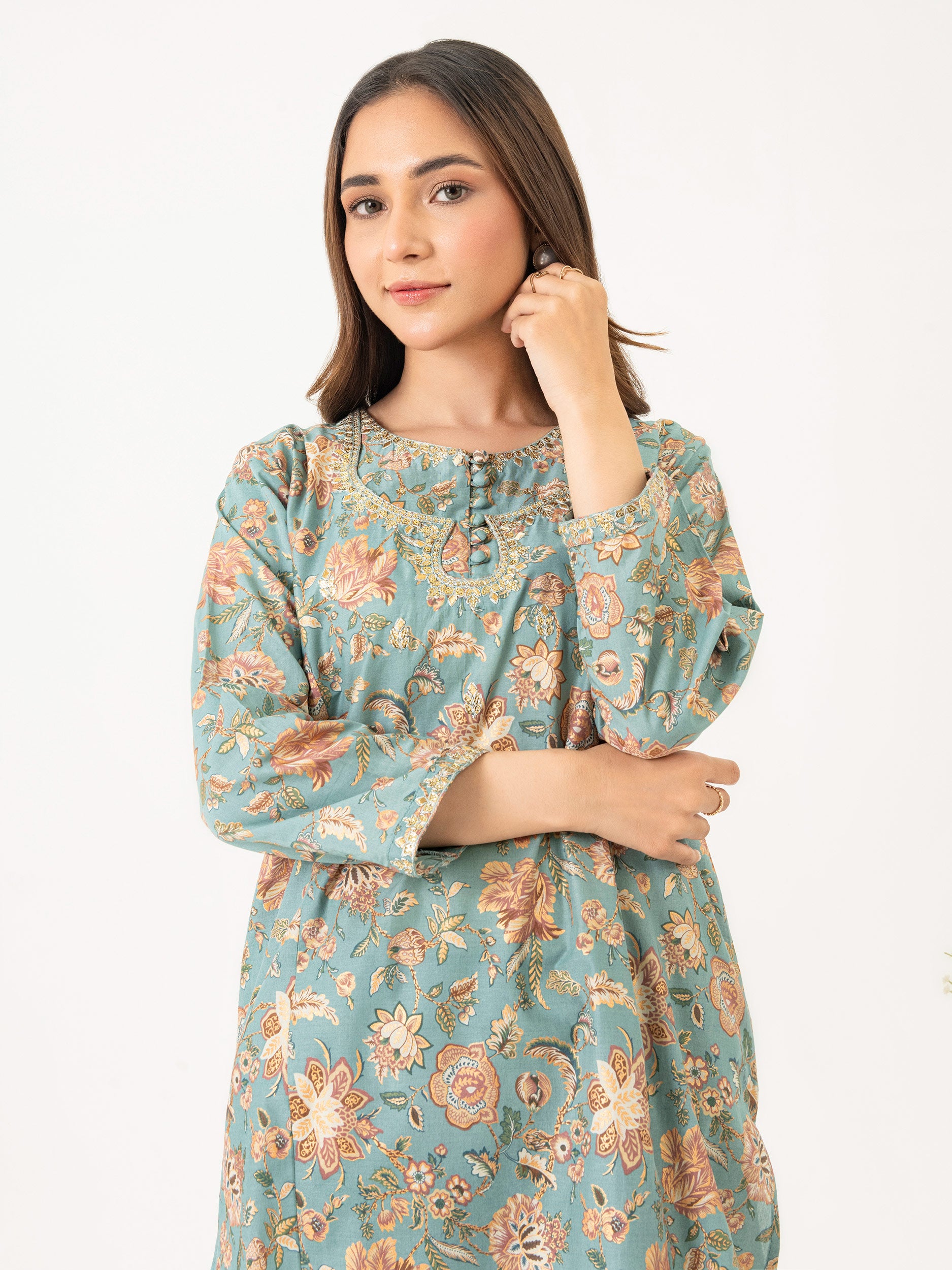 2 Piece Lawn Suit-Embroidered(Pret) view 2