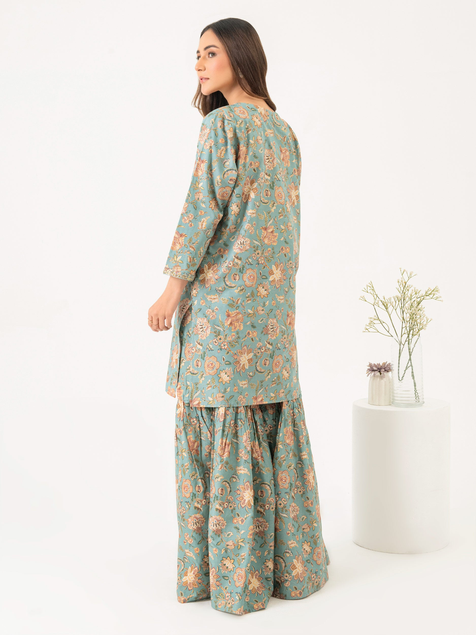 2 Piece Lawn Suit-Embroidered(Pret) view 5